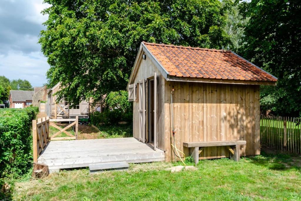 La Cabane Du Cerf Et Son Sauna Attre Exterior foto